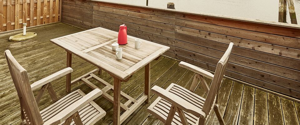 City-Marina Cuxhaven, Achterndeck