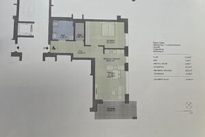 Grundriss Ansicht mit Beipielmöblierung / Nur Barrierefrei